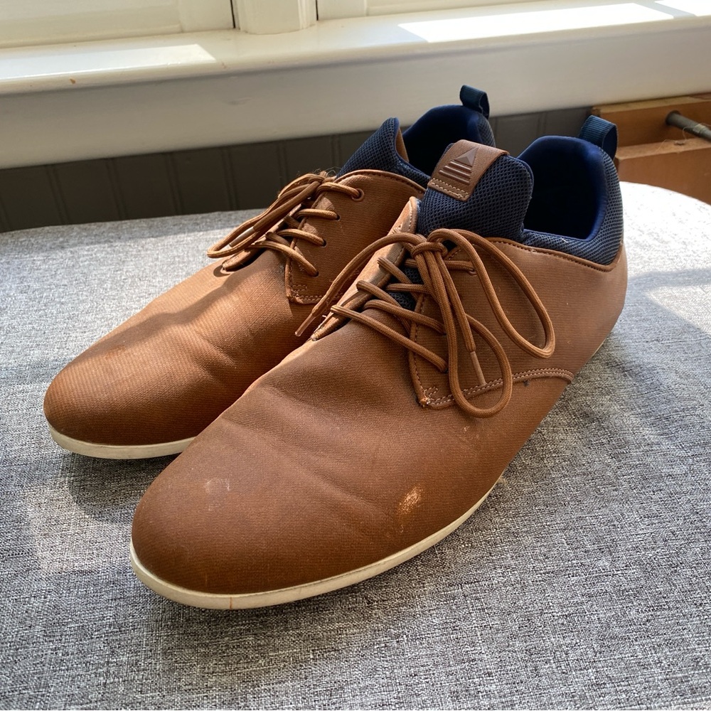 Aldo Brown Shoes Size 12 Lace Up, EU 44